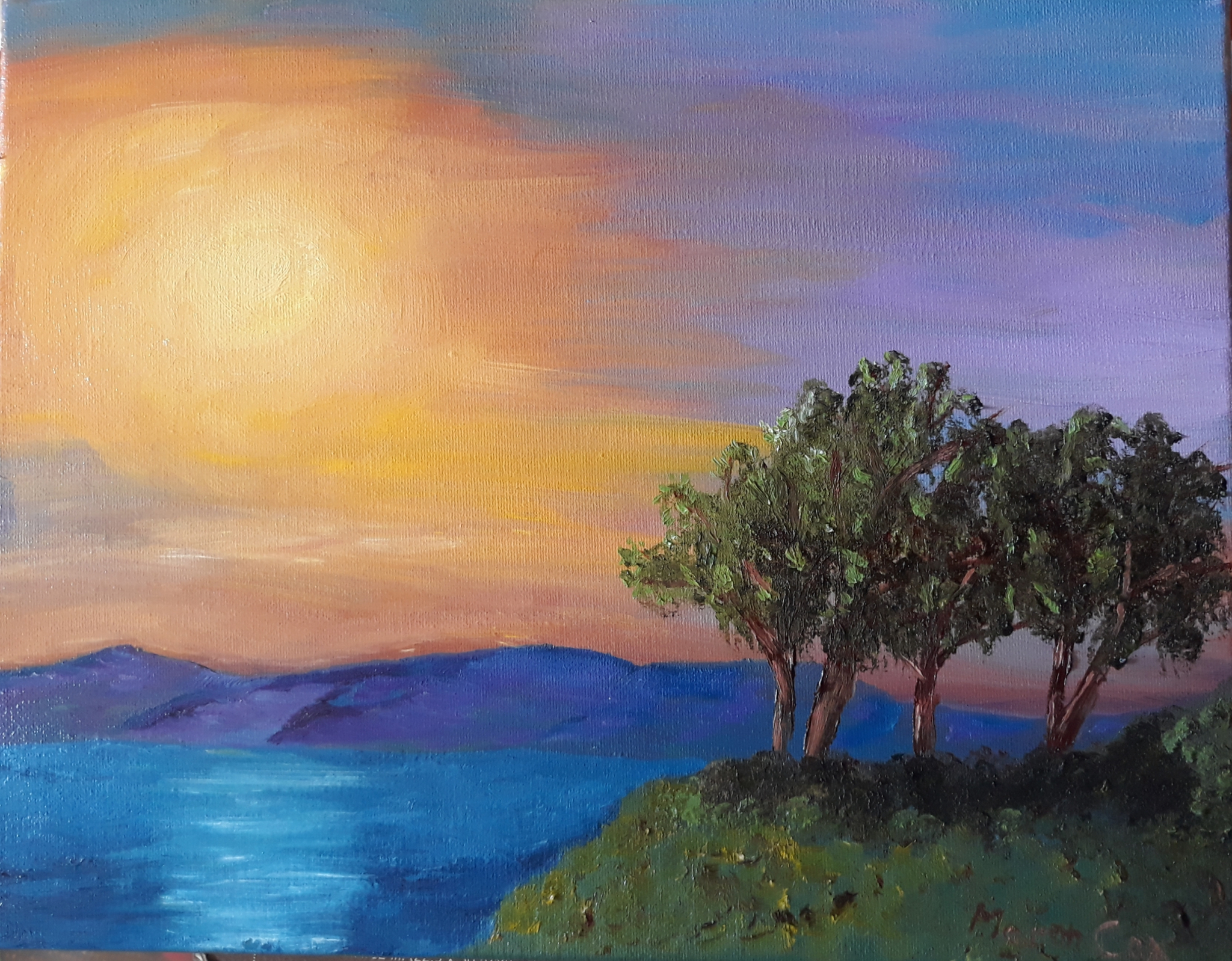 Click here to view Sunset on the Lake by Mason Cox