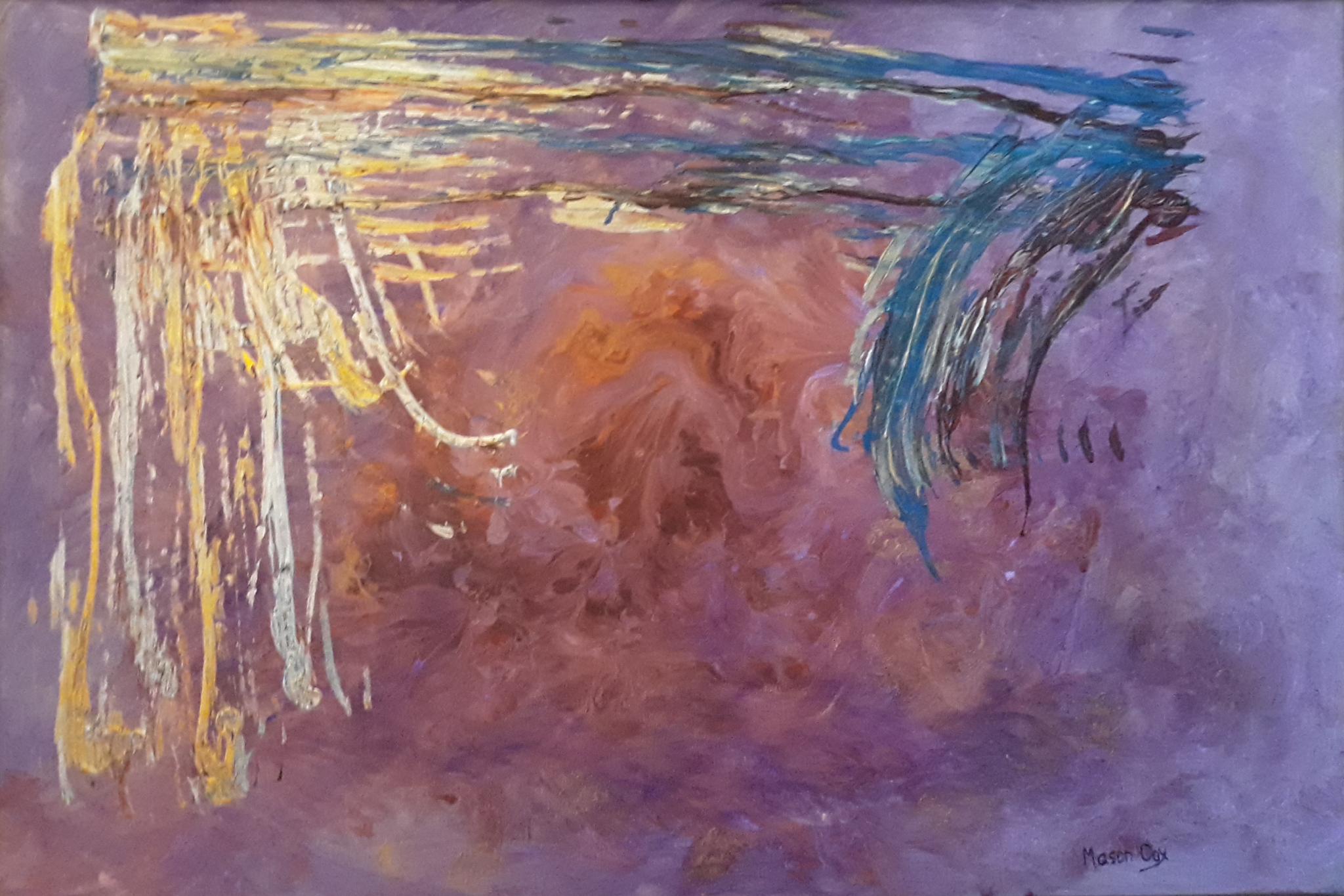 Click here to view Purple Abstract by Mason Cox