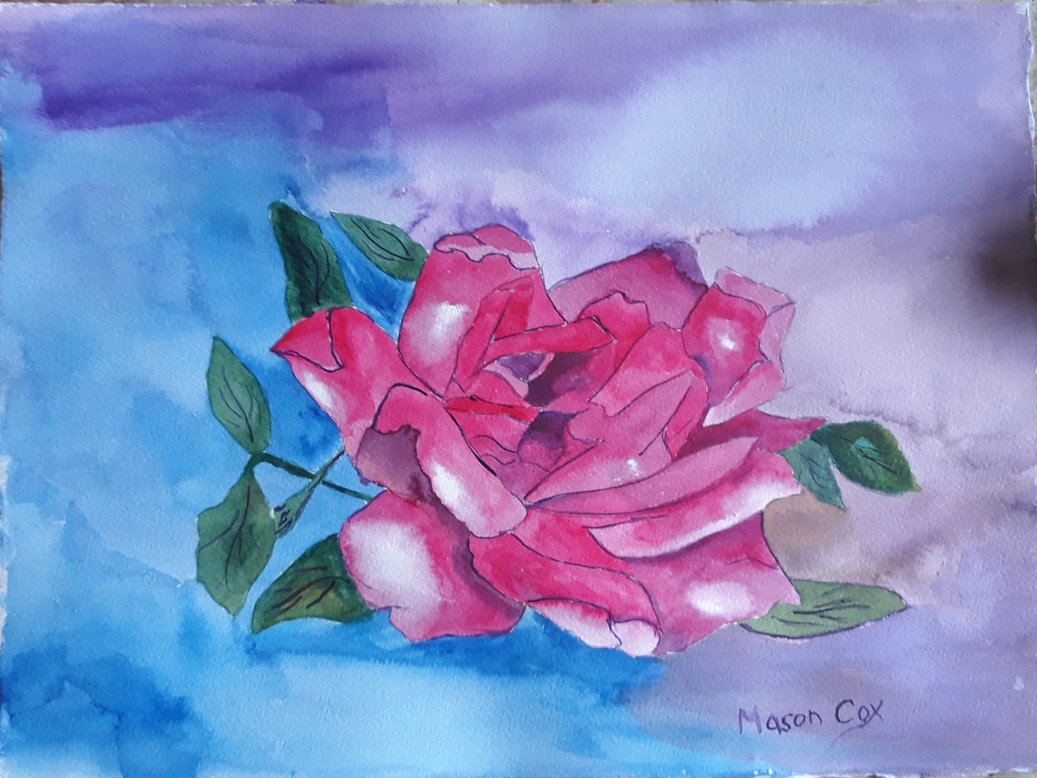 Click here to view The Pink Rose by Mason Cox