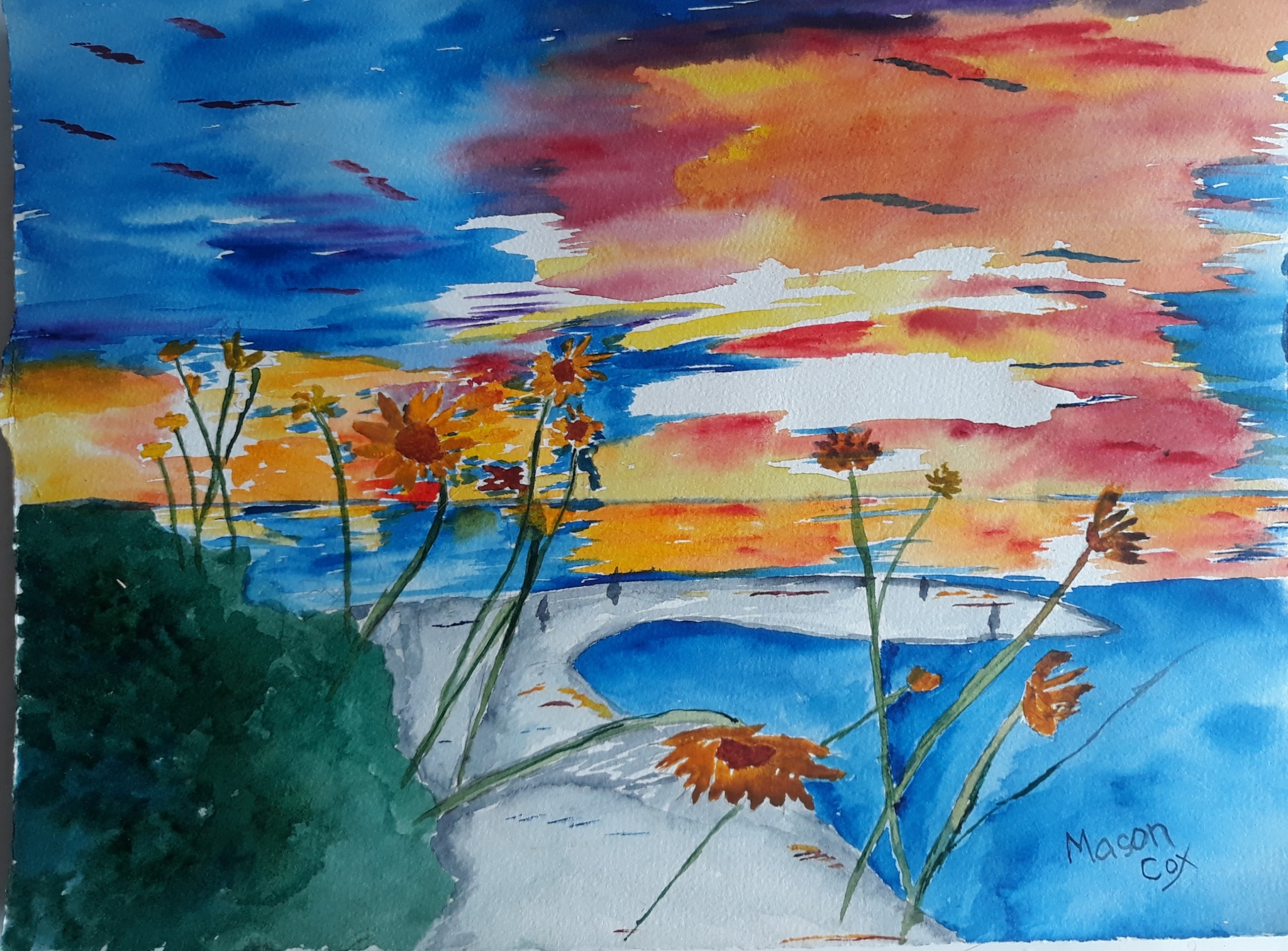 Click here to view Sunset on Copano Bay by Mason Cox