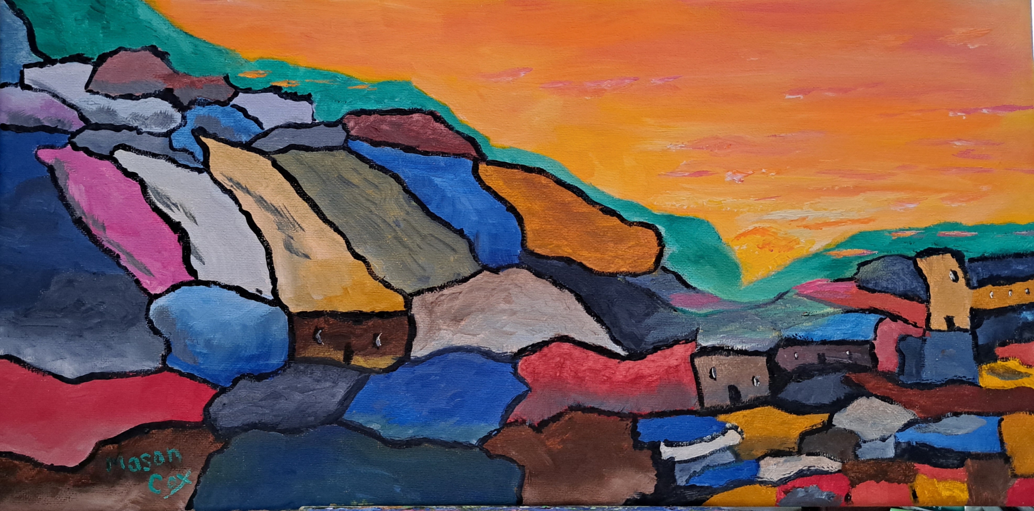 Click here to view Hillside Village by Mason Cox