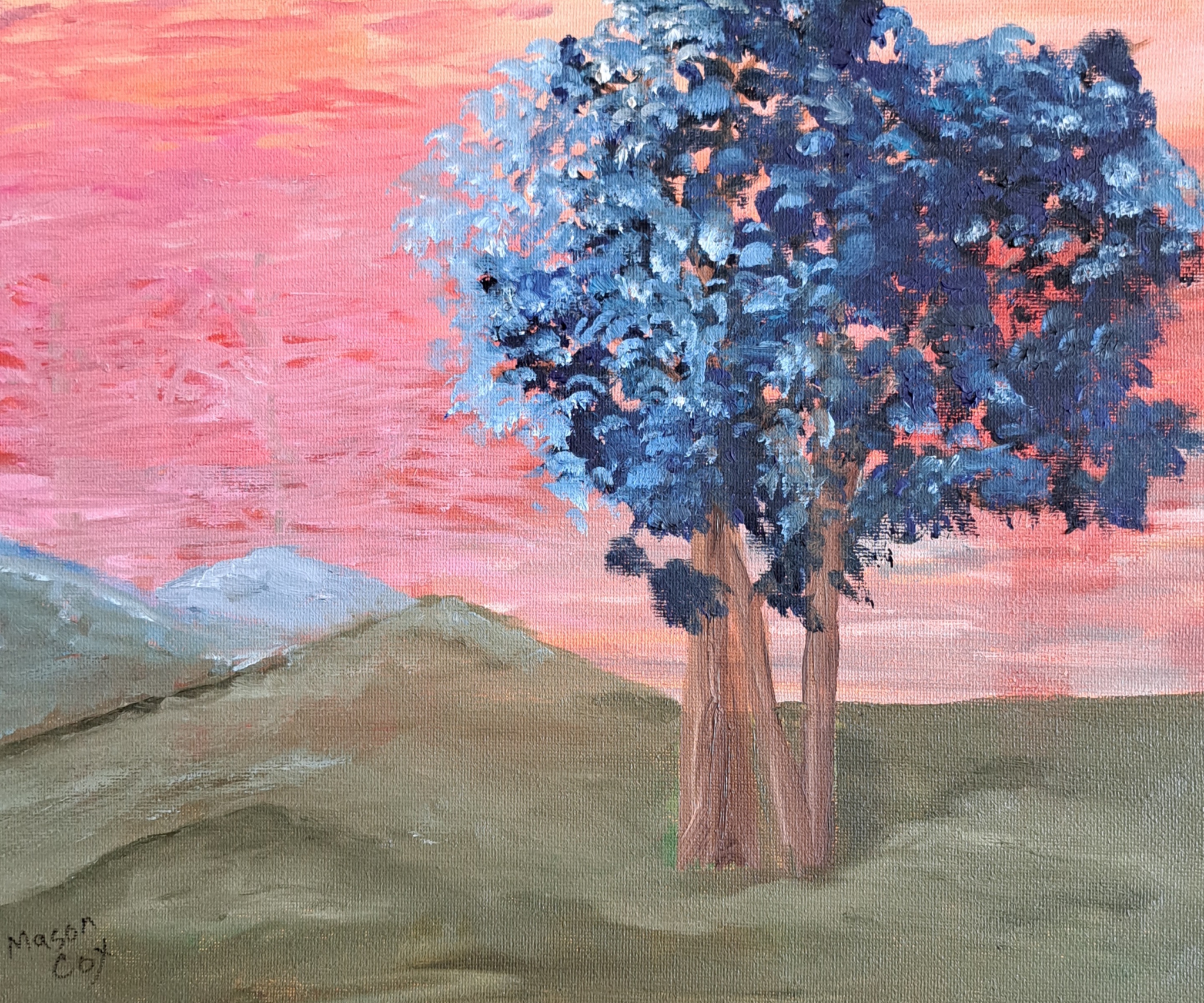 Click here to view Blue Tree by Mason Cox